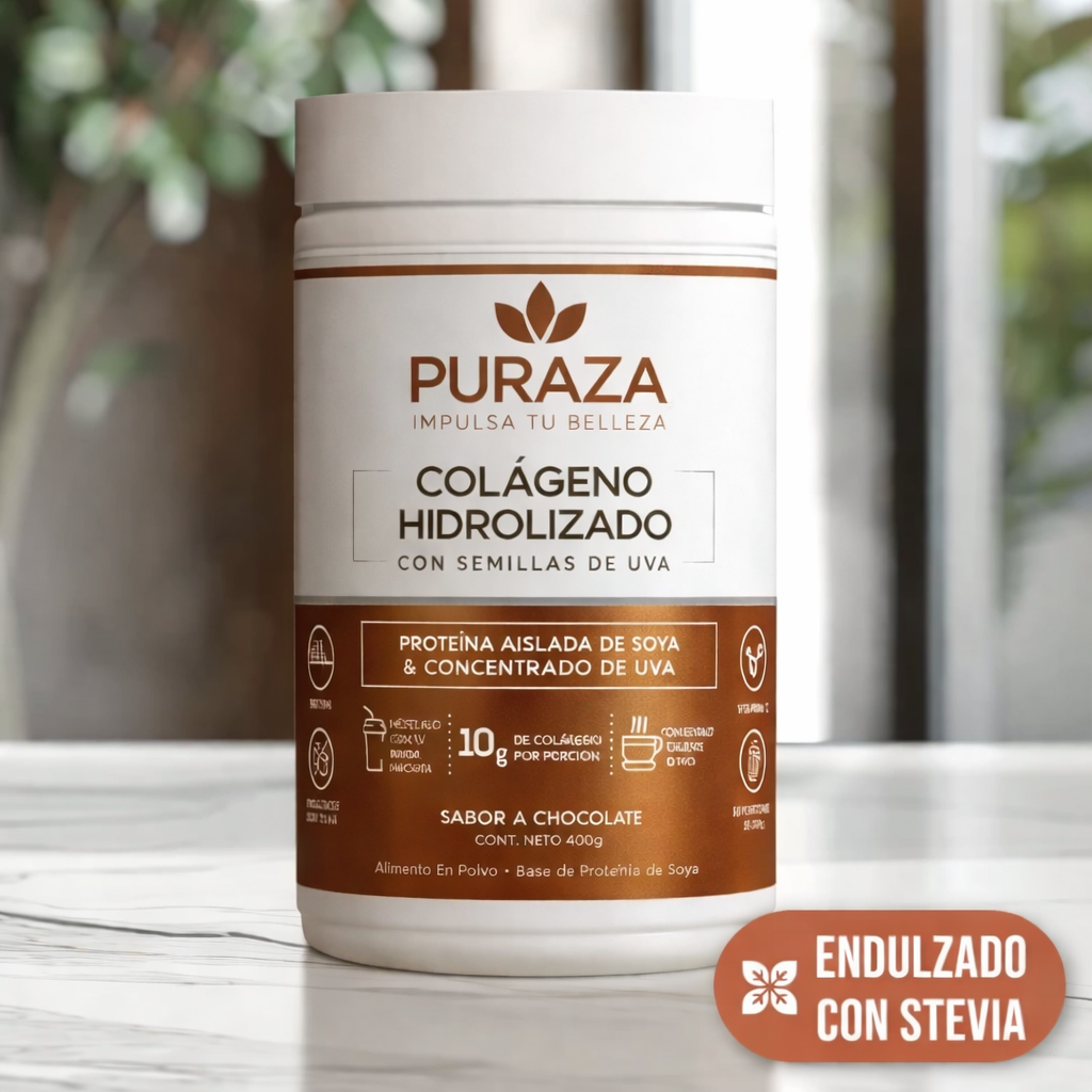 Colágeno Hidrolizado PURAZA™ con Biotina y Resveratrol