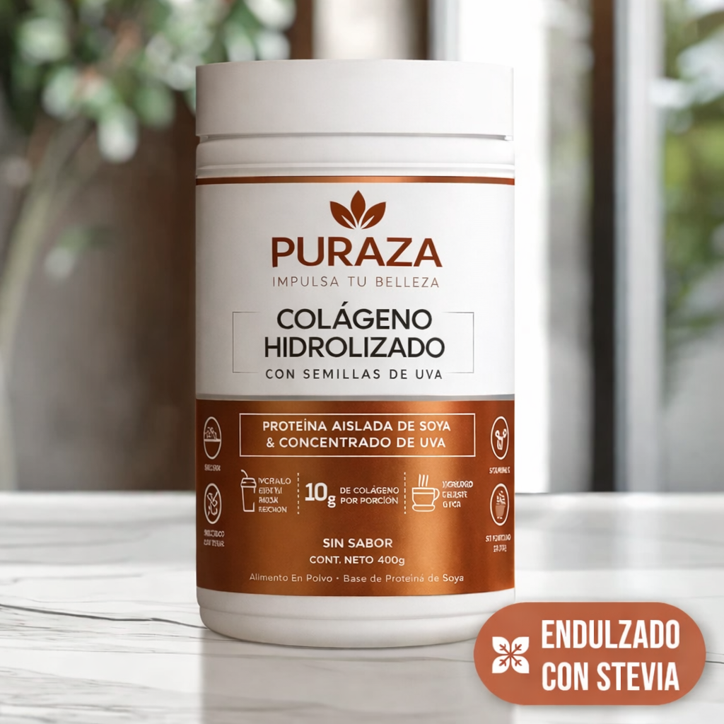 Colágeno Hidrolizado PURAZA™ con Biotina y Resveratrol