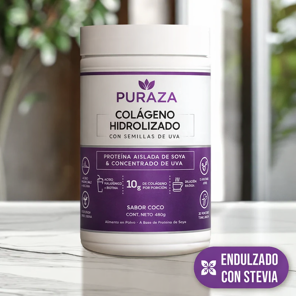 Colágeno Hidrolizado PURAZA™ con Biotina y Resveratrol